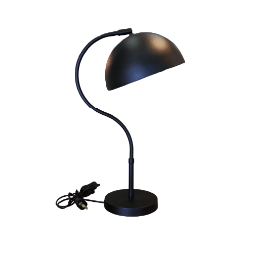 VELADOR CON PANTALLA METALICA  E27 NEGRO